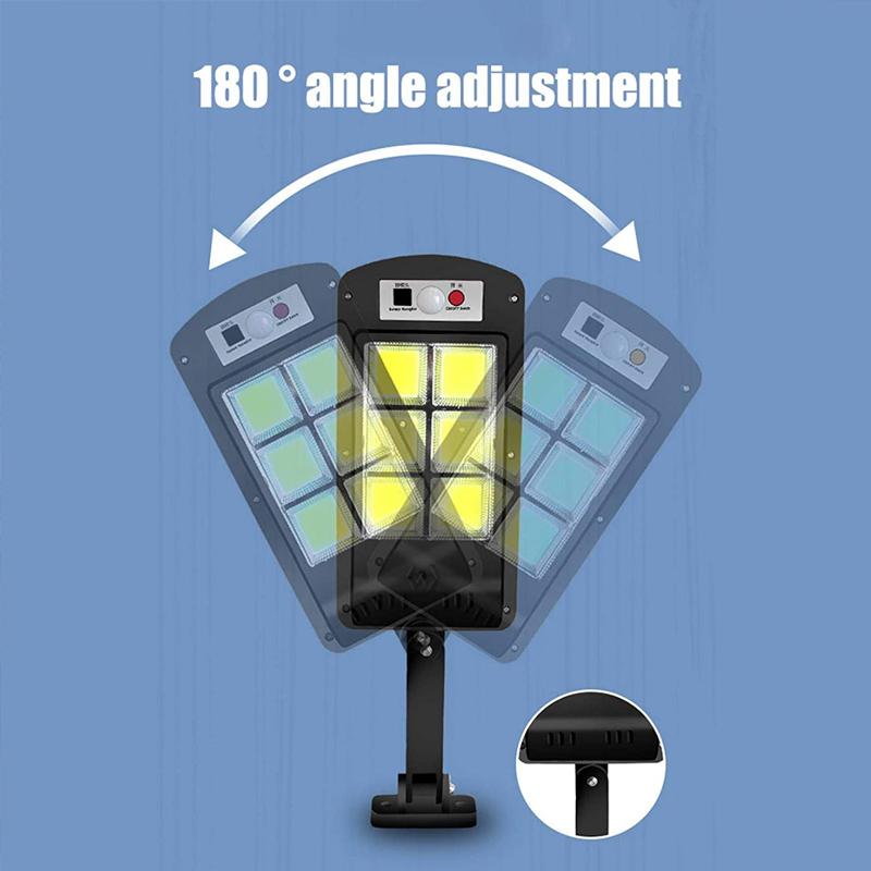 Lisslune | 200W Outdoor Solar LED Lamp with Remote Control, Motion and Twilight Sensor