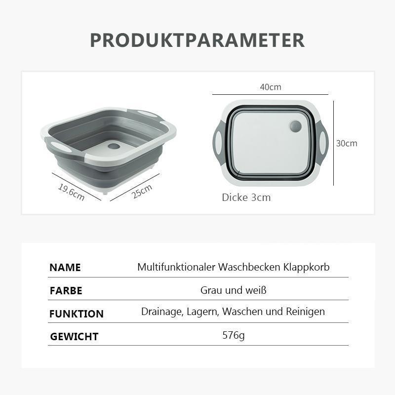 Lisslune | Portable Multifunctional Sink Folding Basket