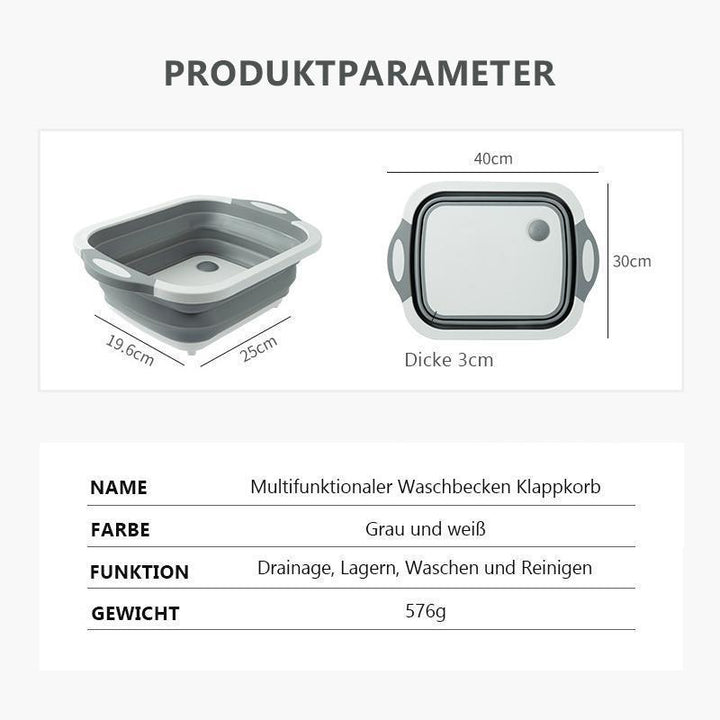 Lisslune | Portable Multifunctional Sink Folding Basket
