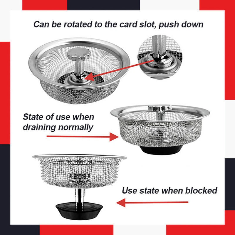 Lisslune | Stainless Steel Sink Replacement Filter