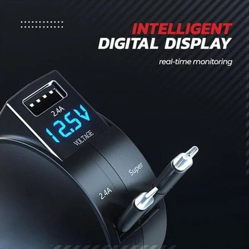 Lisslune | 3-in-1 Fast Car Charger