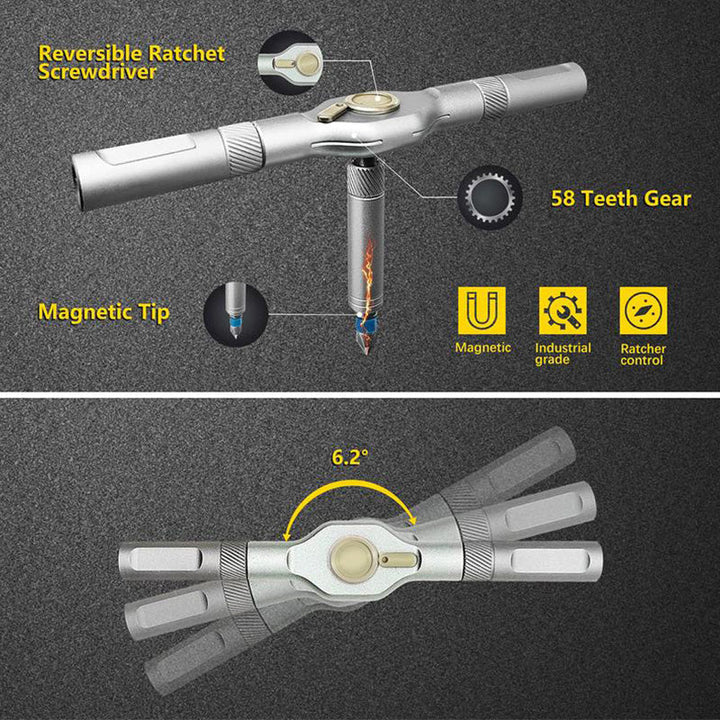 Lisslune | Ratchet 24-in-1 Screwdriver Set
