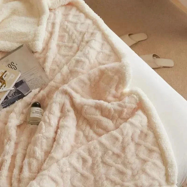 Lisslune | Thick Lambswool Fleece Winter Blanket Soft Warm Throw