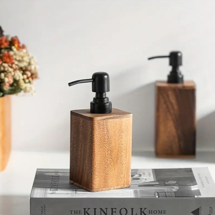 Lisslune | Walnut Aura Lotion & Soap Dispenser