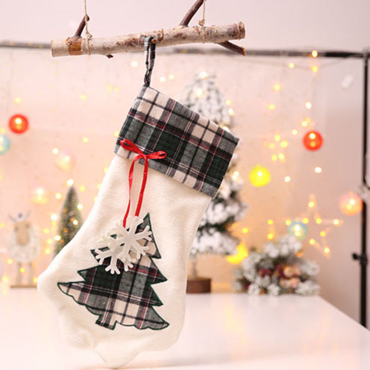 Lisslune | Checked Christmas Socks