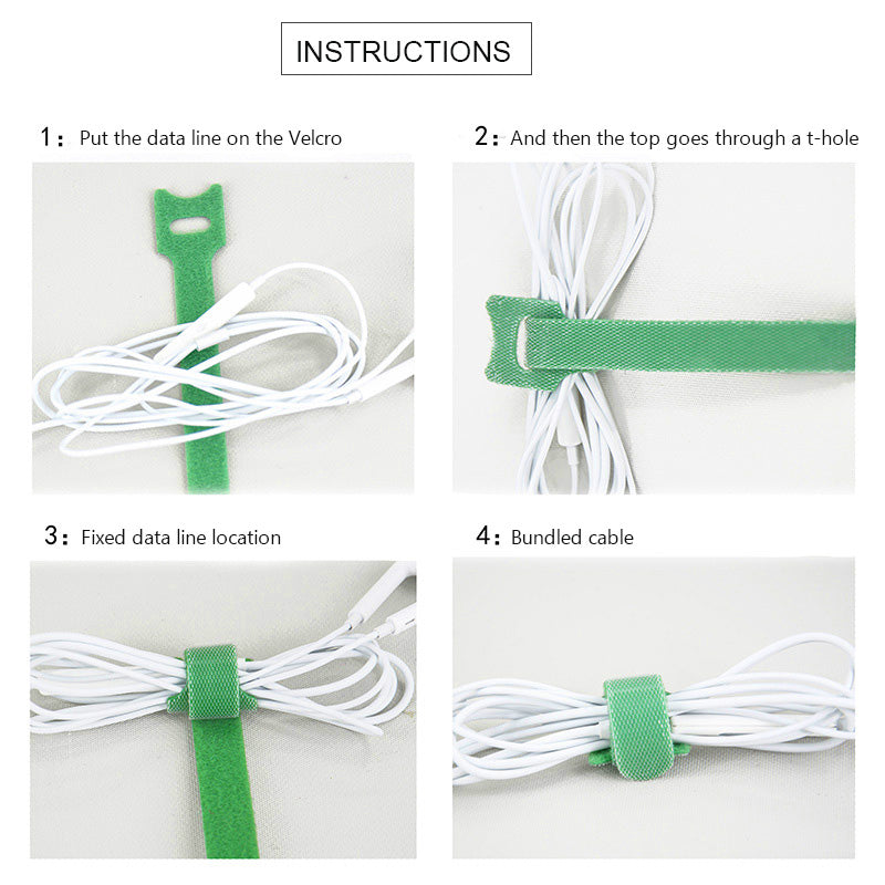 Lisslune | T-type adhesive velcro closure tape