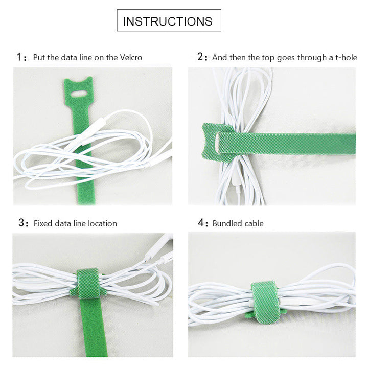 Lisslune | T-type adhesive velcro closure tape