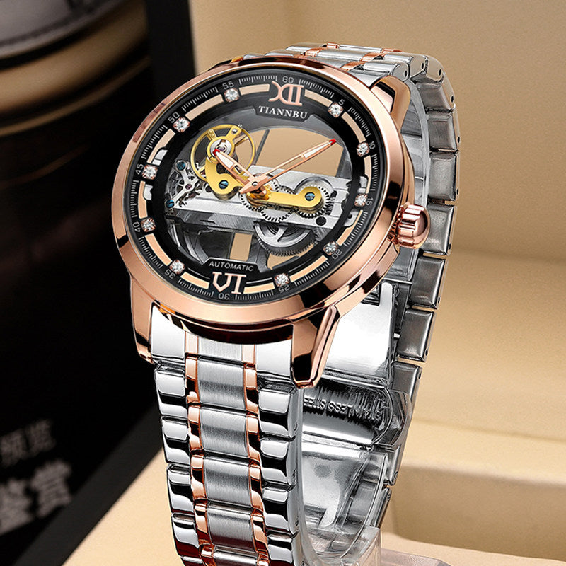 Lisslune | Skeleton Tourbillon Ultra Thin Automatic Mechanical Watch