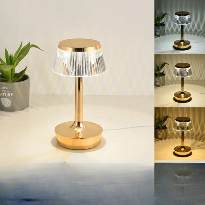 Lisslune | Rechargeable Crystal Table Lamp