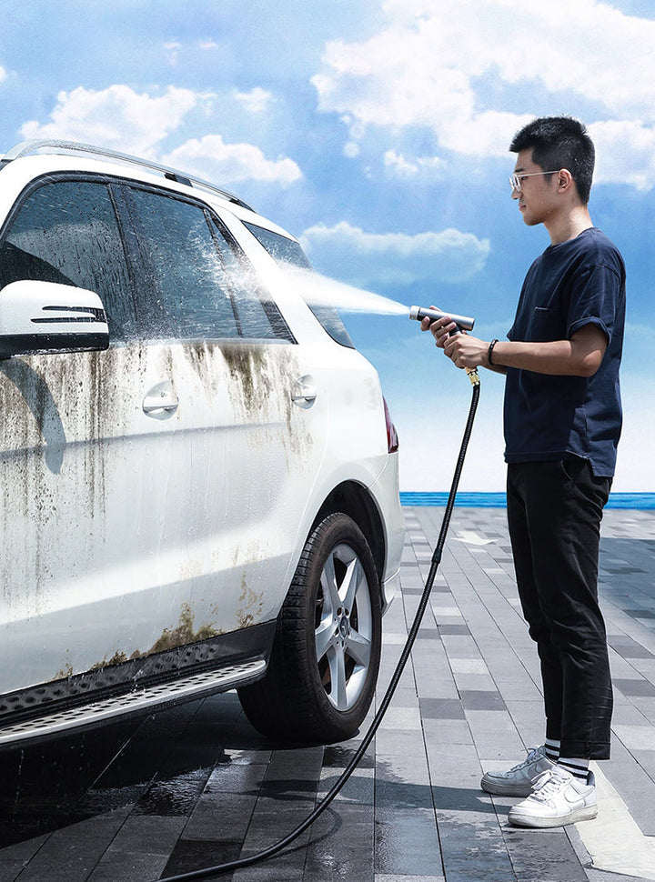 Lisslune | Household High-Pressure Car Wash Water Gun With Water Pipe Hose & Airbrush Head