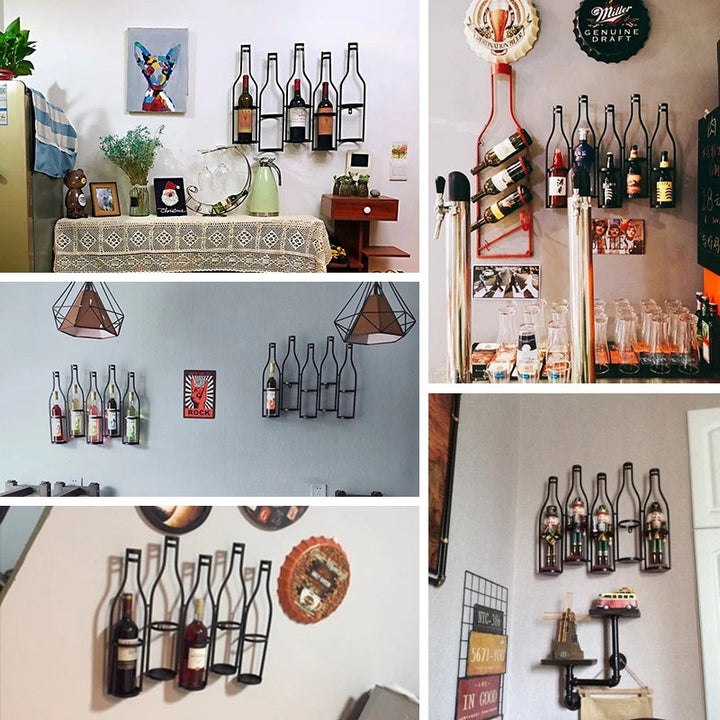 Lisslune | Iron Hang Wine Rack