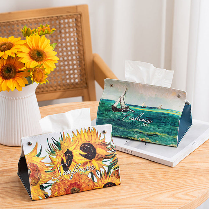 Lisslune | Creative Tissue Box Made of Leather🔥