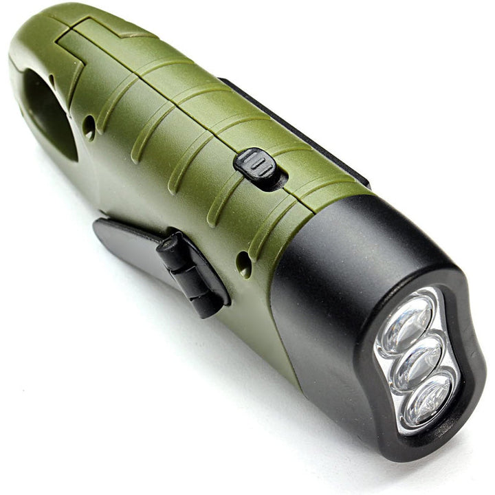 Lisslune | Handcrank Solar-powered Flashlight