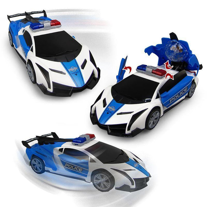 Lisslune | 360 Degree Steering Wheel Musical LED that Illuminates Electronic Police Car