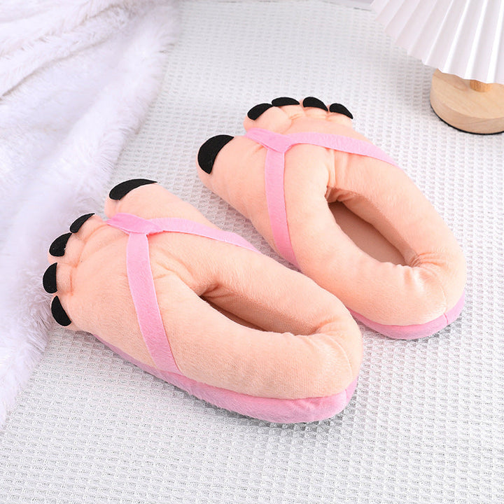 Lisslune | Funny Foot Plush Novelty Slippers