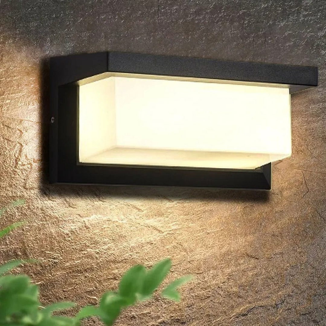 Lisslune | Outdoor Wall Light | Waterproof LED Lantern with PIR Motion Sensor | Ideal for Patios, Porches & Walkways