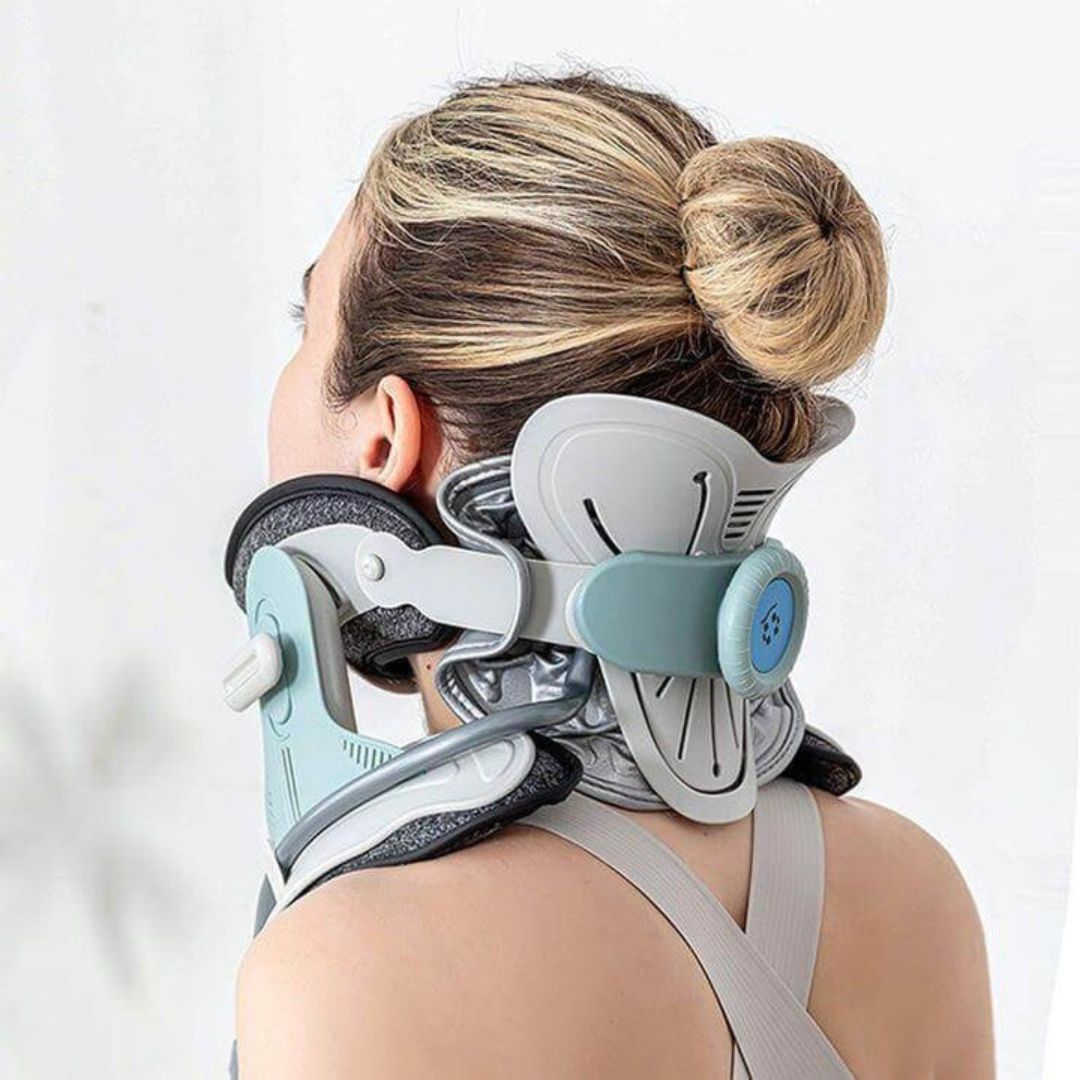 Lisslune | Neck Stretcher for Pain Relief - Adjustable Cervical Traction Device Ideal for Neck Tension and Discomfort
