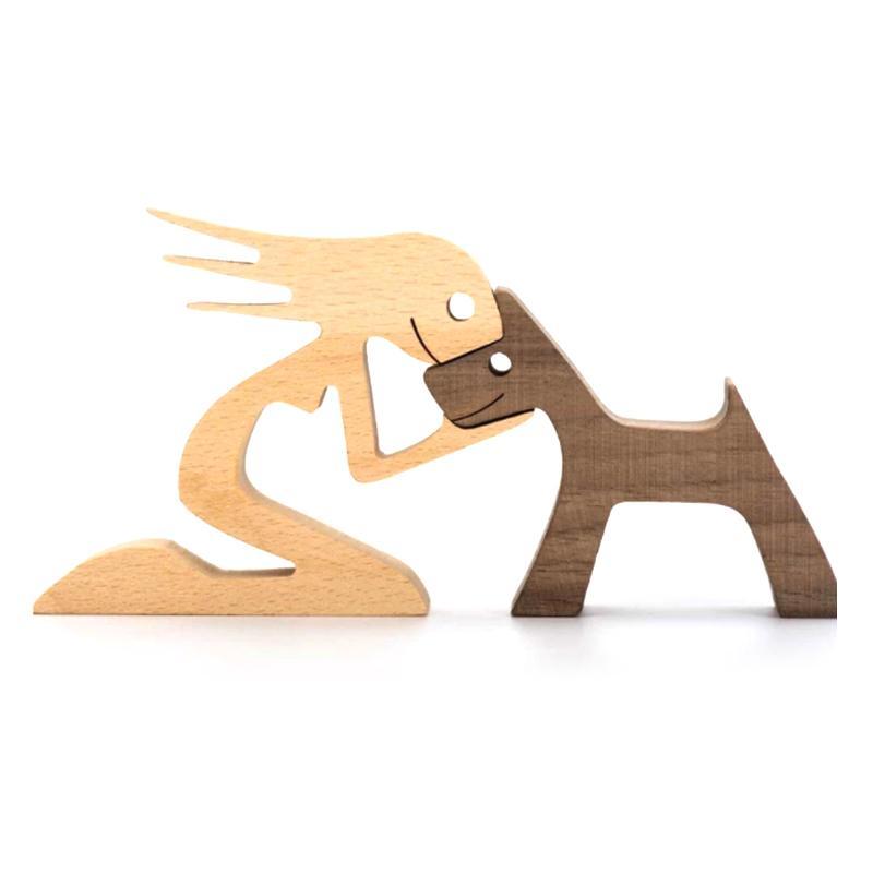 Lisslune | Animal Lover Wooden Sculpture Table Decoration