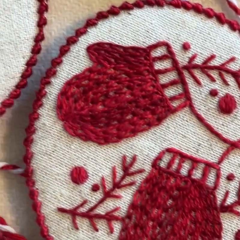 Lisslune | Hand embroidery set for Christmas decoration