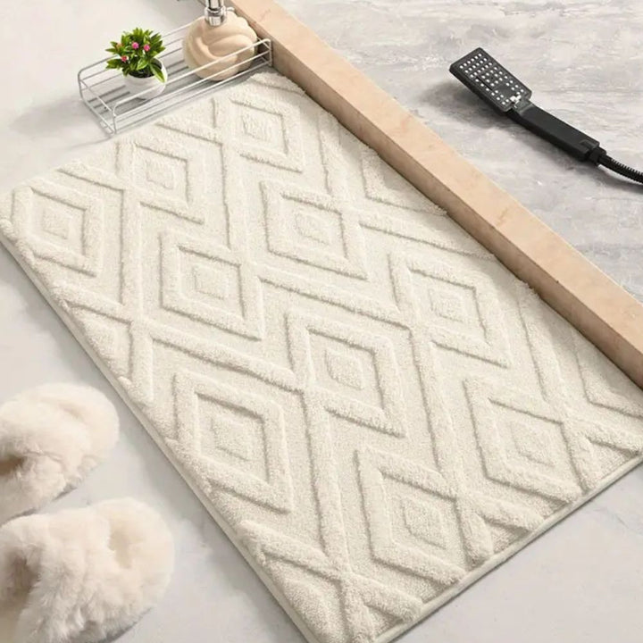 Lisslune | Diamond Jacquard Bath Mat
