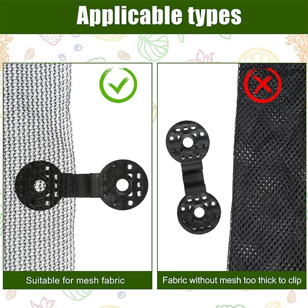Lisslune | Shadow fabric plastic clips