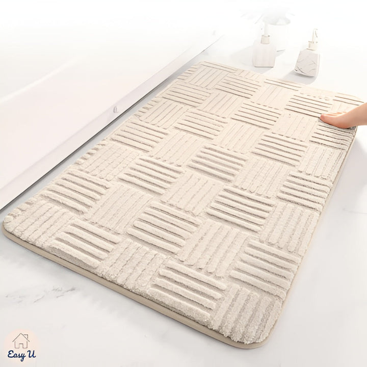 Lisslune | Vivid Grid Absorbent Bath Mat
