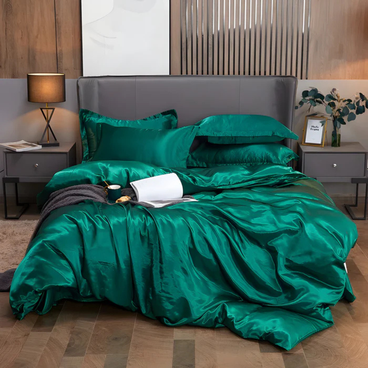 Lisslune | Rayon Bedding Set with Soft Breathable Duvet Cover
