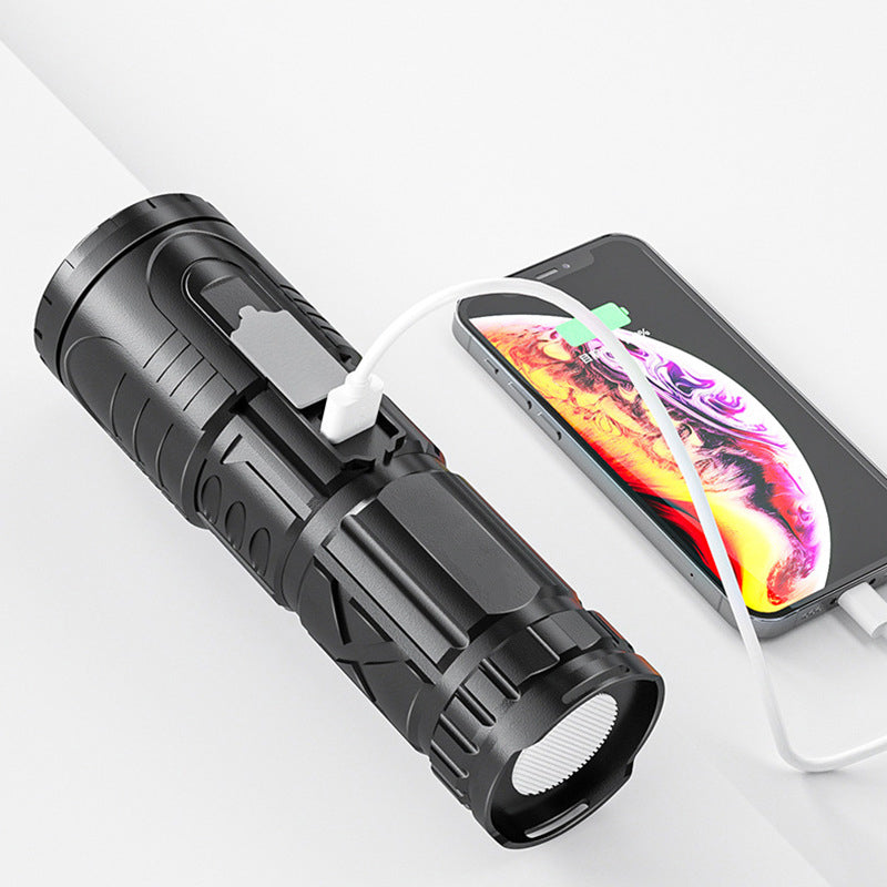 Lisslune | White Laser Telescope Zoom Flashlight