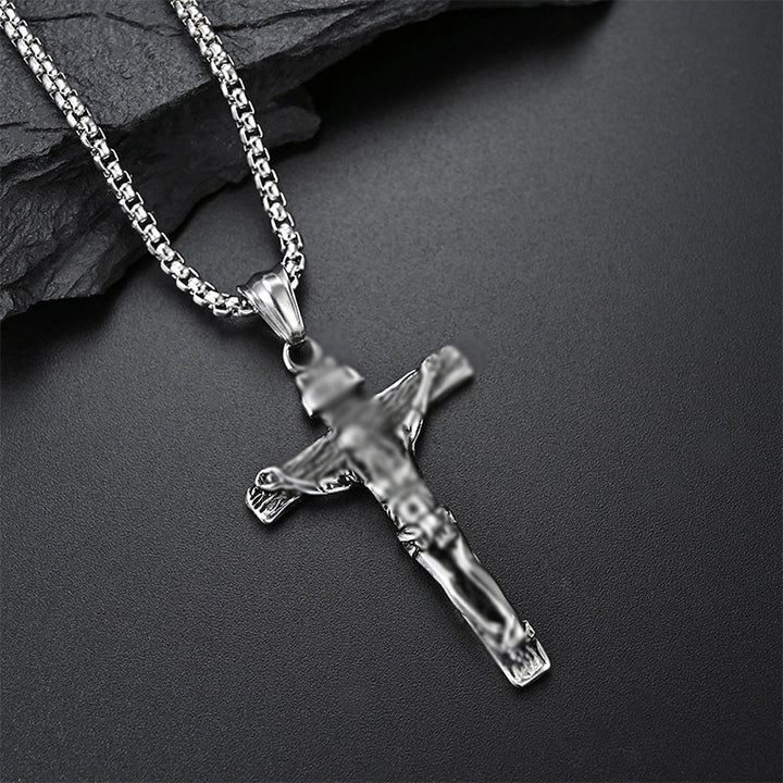 Lisslune | Titanium Steel Cross Pendant Necklace