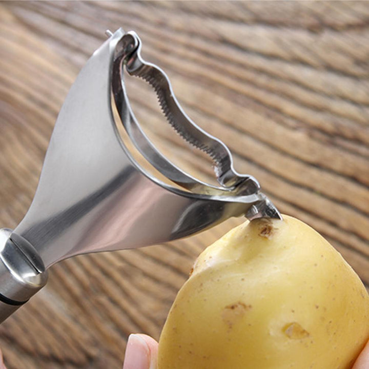 Lisslune | Corn on the cob peeler made of stainless steel