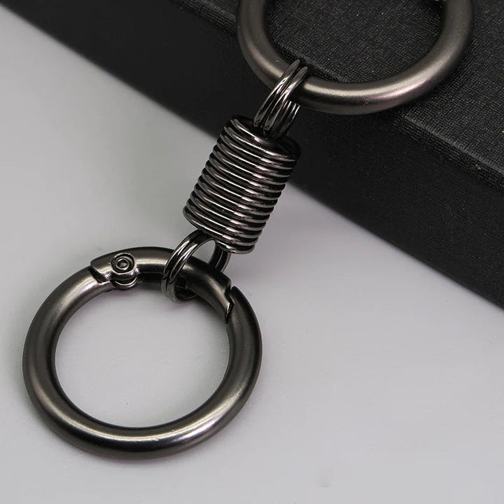 Lisslune | Nordic Retro Spring Double Ring Keychain