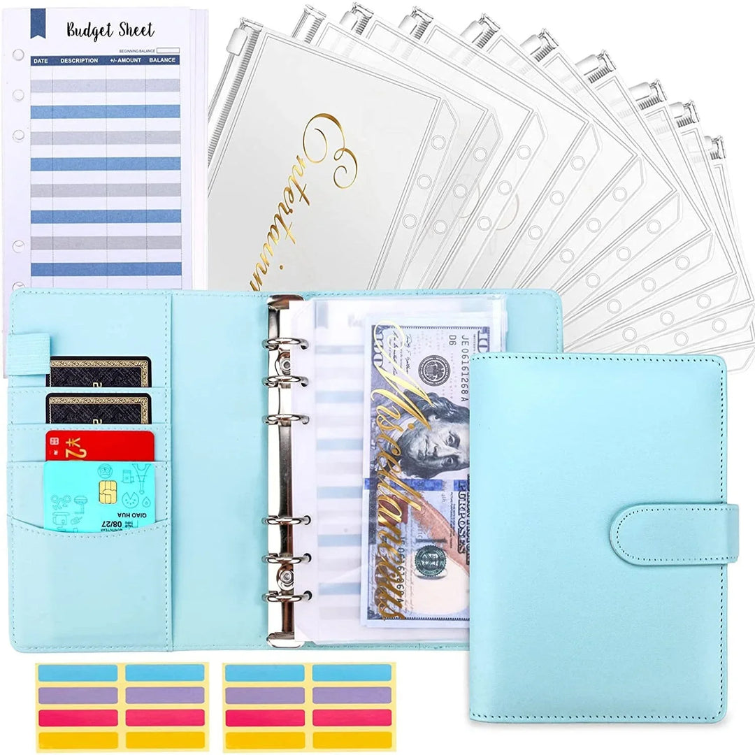 Lisslune | Budget binder with cash envelope system and credit card slots