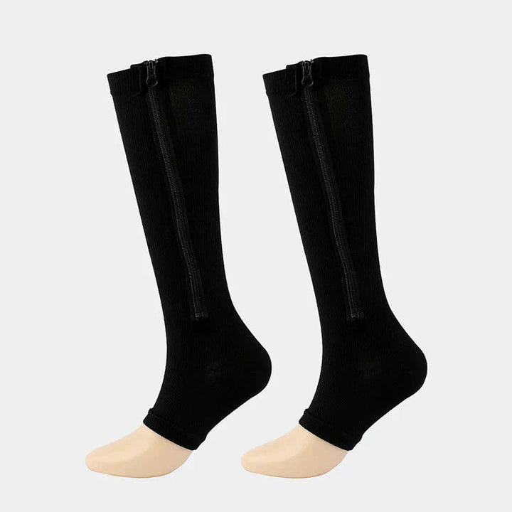 Lisslune | Comfortable compression stockings with zipper