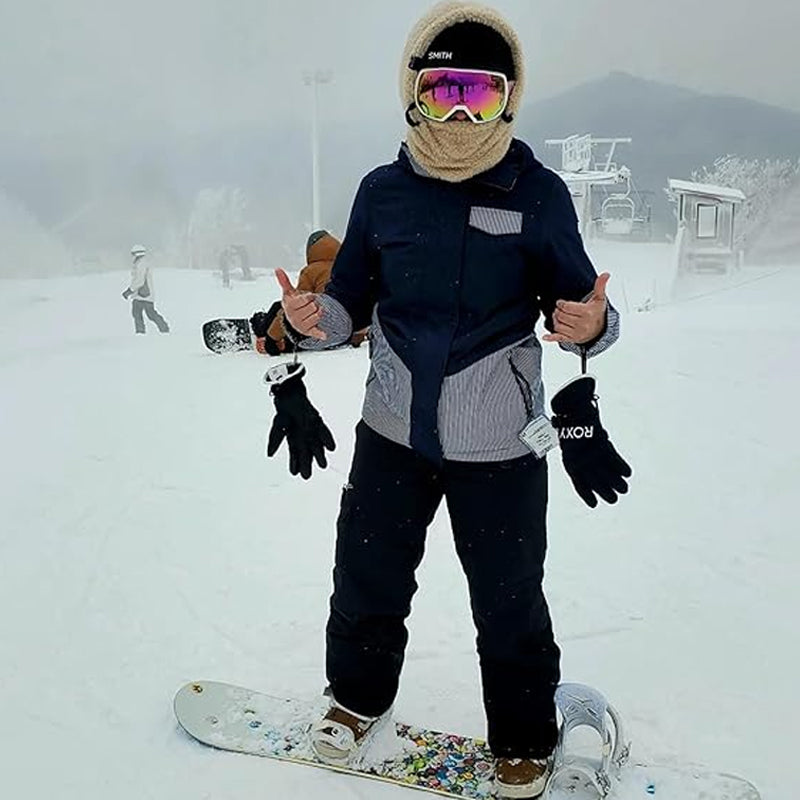 Lisslune | Ski mask with Sherpa hood