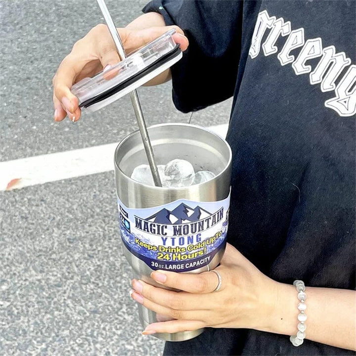 Lisslune | Car Mug 304 Stainless Steel Thermos Flask