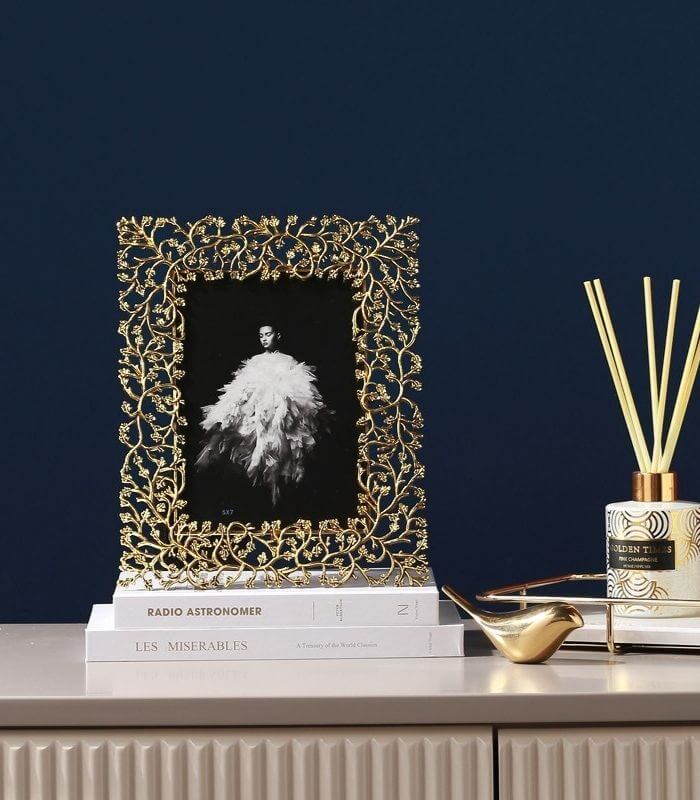 Lisslune | Florentis - Elegant leaf design nature-inspired frame