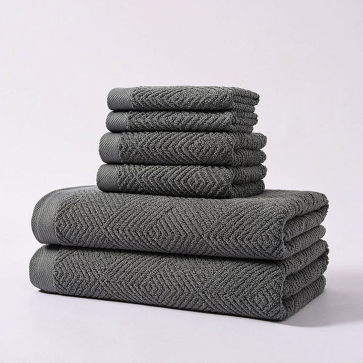 Lisslune | Cascade Supreme Cotton Towels | 6pcs Set