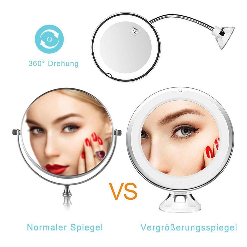 Lisslune | Magnifying makeup mirror with light suitable for high-precision makeup