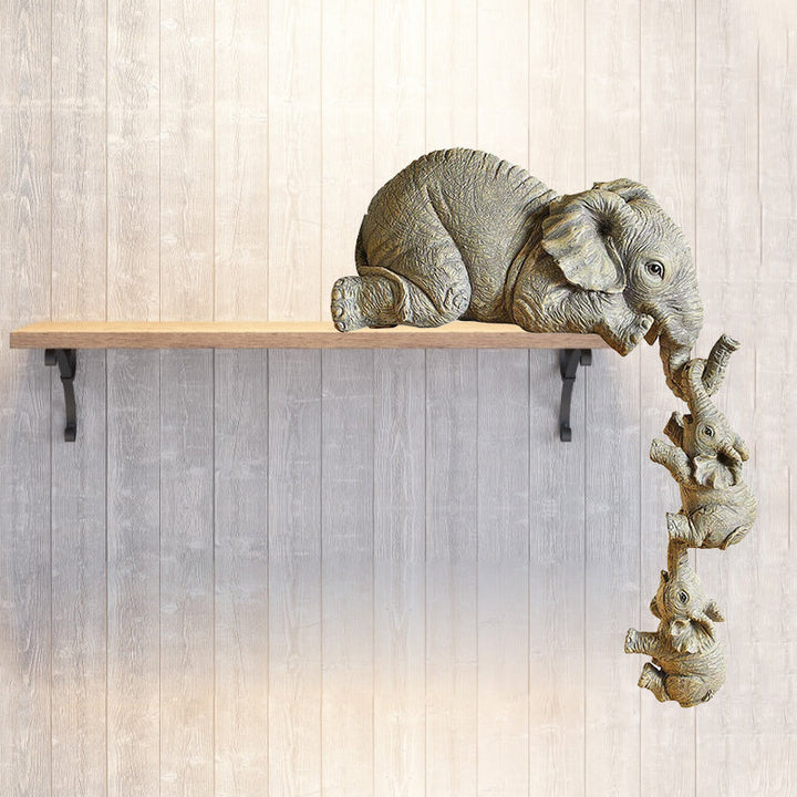 Lisslune | Parent-Child Elephant Decoration