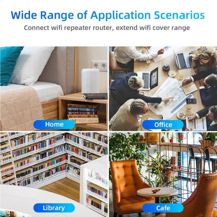 Lisslune | Outdoor WiFi Range Booster – Ultimate Signal Strength for Your Garden Office & Beyond