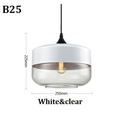 Lisslune | EternaGlow Pendant Light made of Glass and Wood | Elegant Design for Your Home