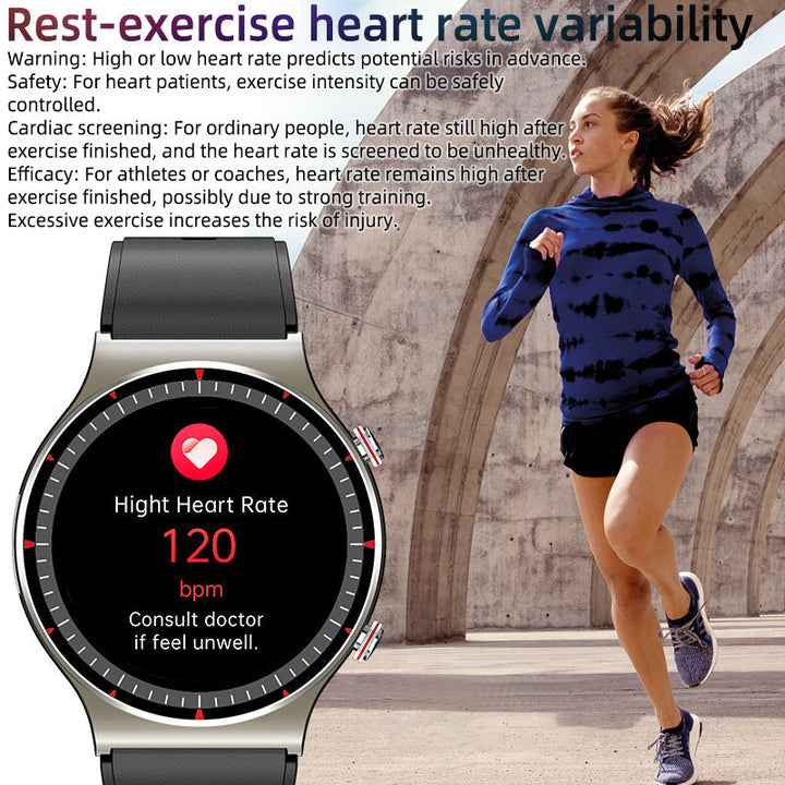 Lisslune | CFDA EKG Blood Oxygen Heart Rate Health Monitoring Smart Watch