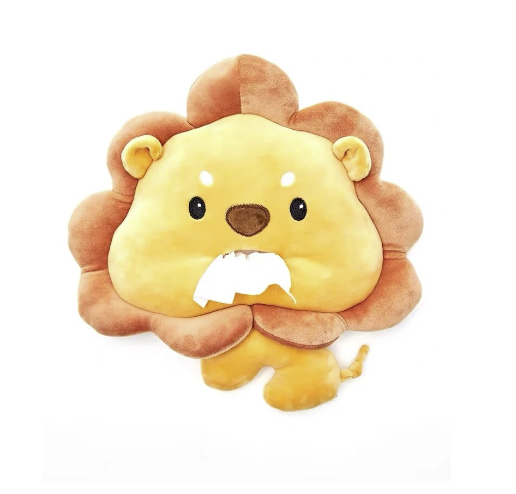 Lisslune | Plush Cartoon Car Tissue Holder - Cute Armrest Tissue Box for Vehicle Interior Decor