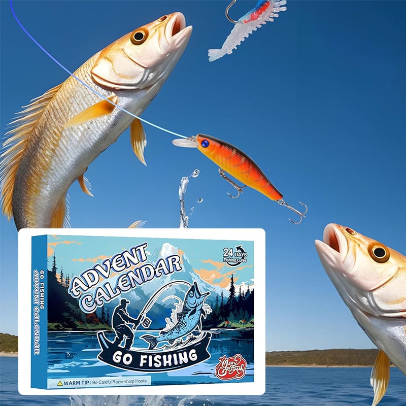 Lisslune | 24 Days Christmas Countdown Fish Tackle Set