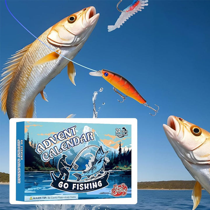 Lisslune | 24 Days Christmas Countdown Fish Tackle Set