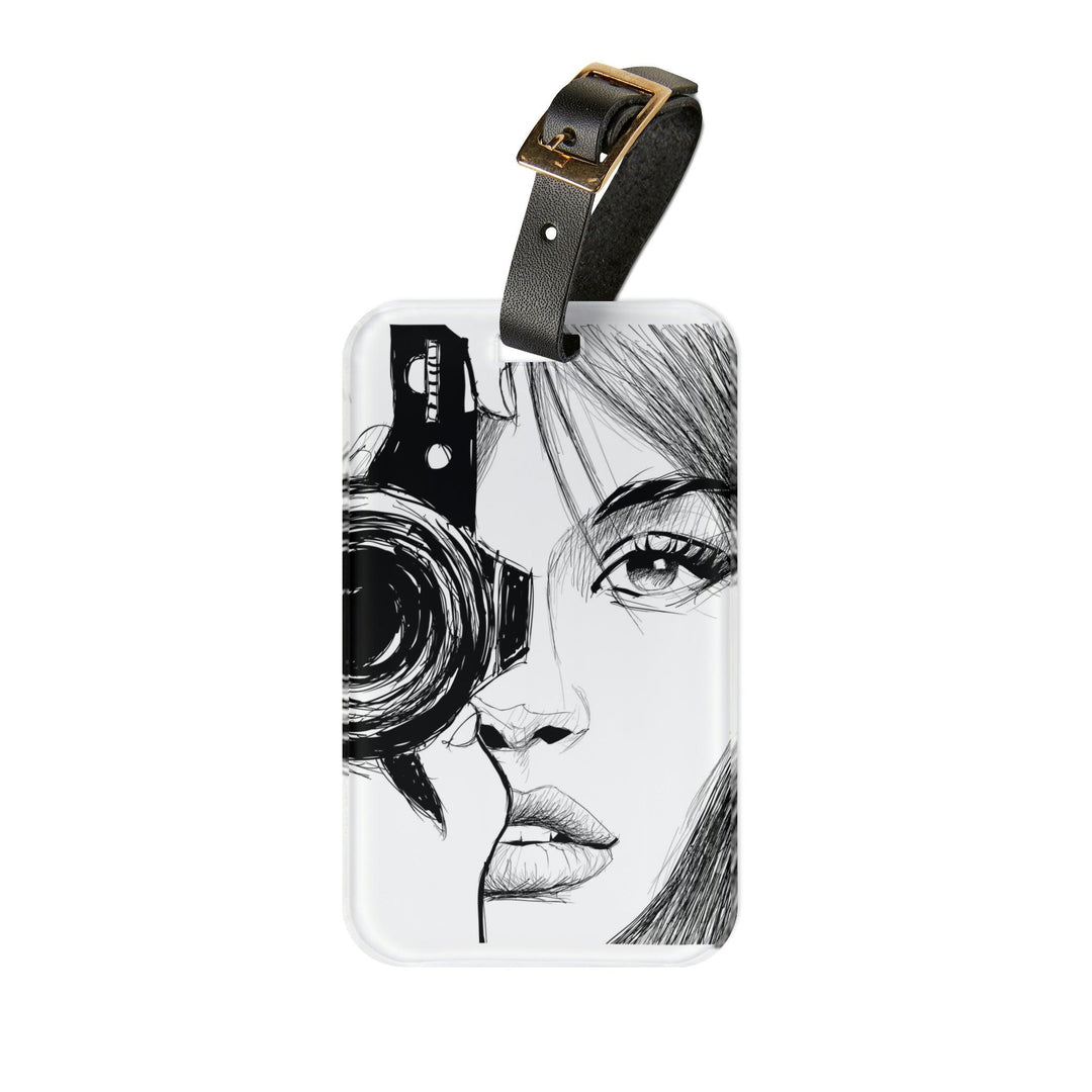 Lisslune | Chic Personalized Leather Luggage Tags for Stylish Travel