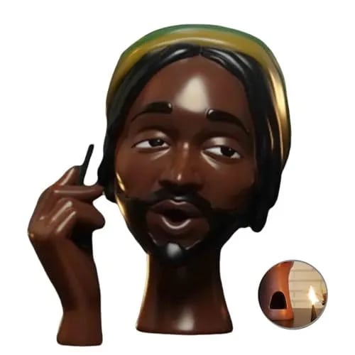 Lisslune | Head Incense Burner Black Woman
