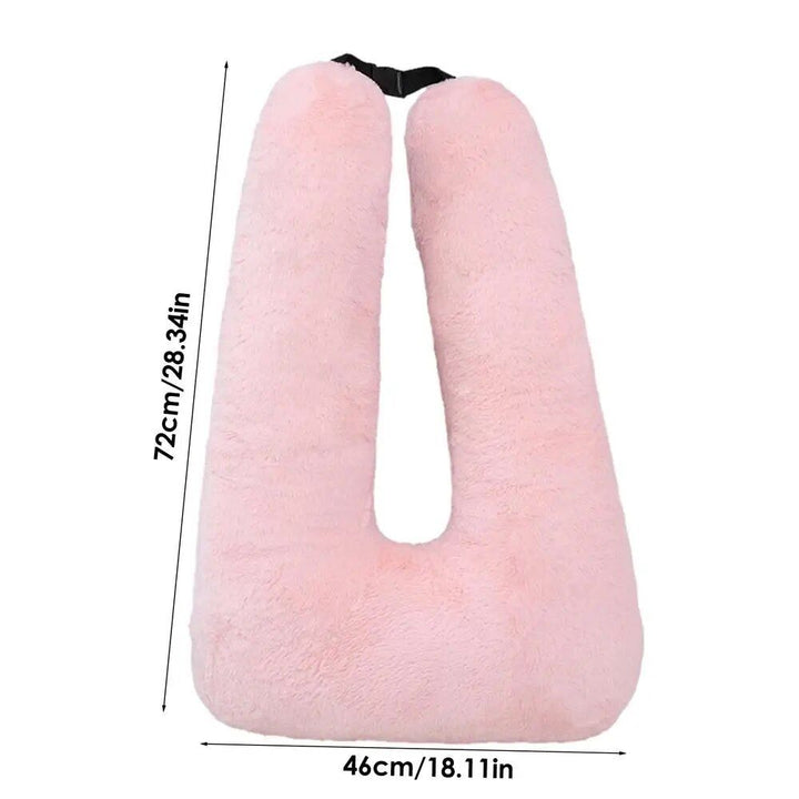 Lisslune | Ergonomic car and travel head pillow with adjustable strap for comfortable support