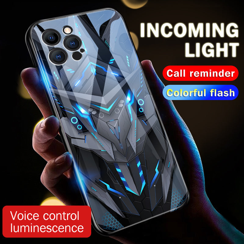Lisslune | Cool Mecha Apple Smart Flash Phone Case