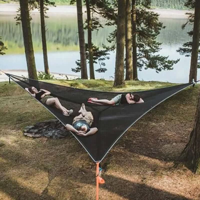 Lisslune | Multi-Person Camping Hammock with 3-Point Anchor System